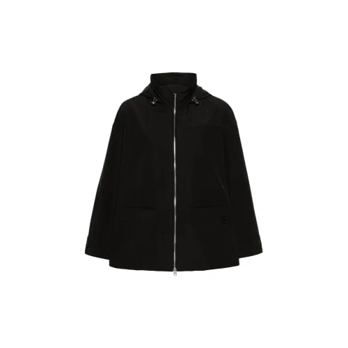 BIMBA Y LOLA Zip-up Hooded Rain Coat