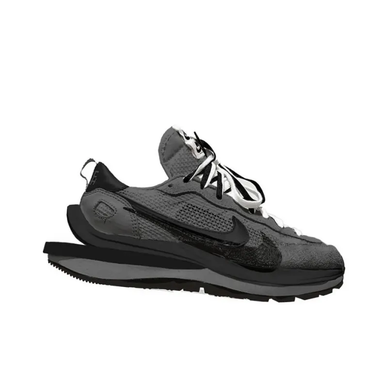 Nike VaporWaffle Cushioned Slip Resistant Low Top Casual Shoes Men's Black Gray-1