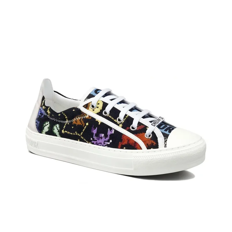 DIOR Walk'n'Dior Stylish Skateboarding Shoes Women's Black-2