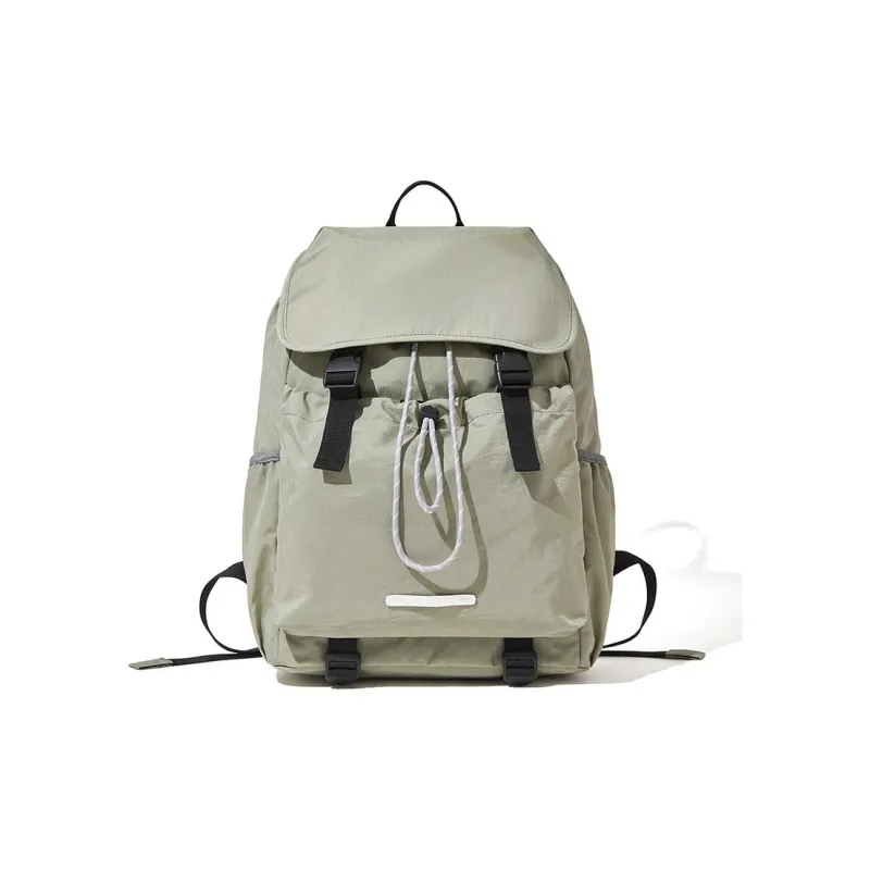 BOSTANTEN Fabric Backpack Regular Unisex Black/Green-0