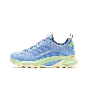 MERRELL Moab Speed 2 Gore Te Slip Resistant Low Top Outdoor Shoes Men's Blue Green