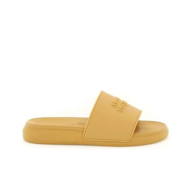 Alexander McQueen Slide Slippers Women's Brown-1