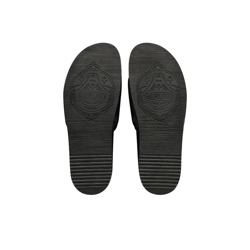 BERLUTI Stylish Sandals Men's Black-4