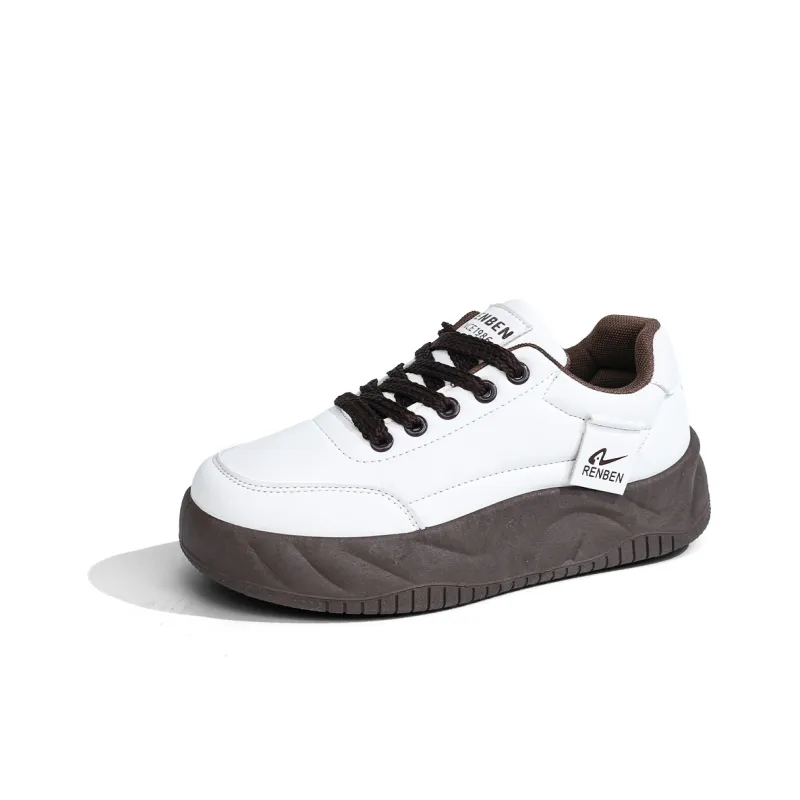 RENBEN Durable Breathable Lightweight Low-Top Chunky Sneakers Women's-1