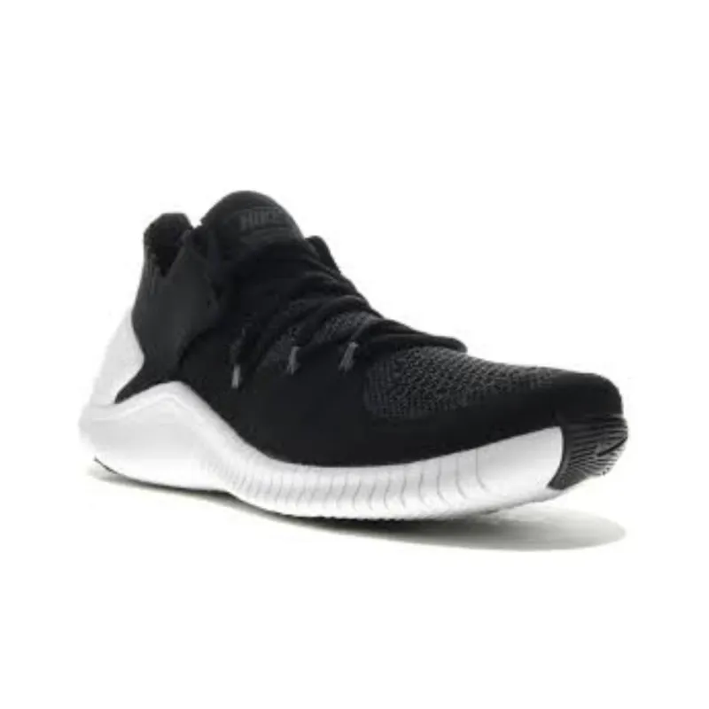 Nike Free Tr Flyknit 3 Black White Dark Grey Women's-3