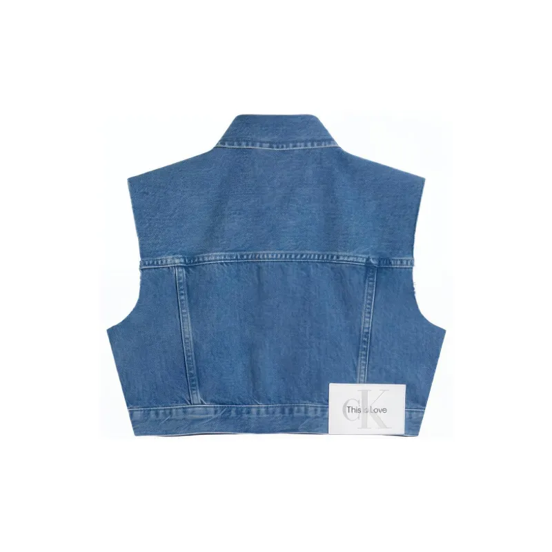CALVIN KLEIN Cropped Coat Women's-1