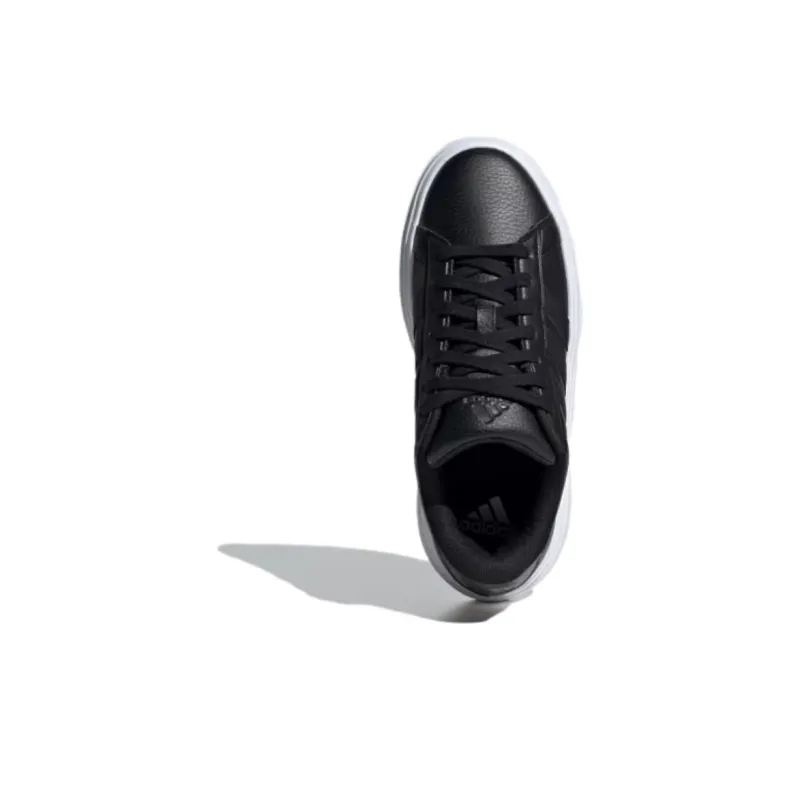 Adidas GRAND COURT Cushioning Anti Slip And Wear Resistant Low Top Casual Shoes Women's Black White-3