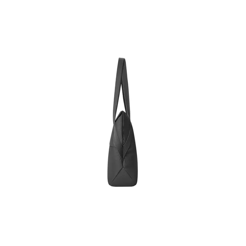 MAH Recycled Polyester Handbag, Shoulder Bag Unisex Gray White Paint/Obsidian Black-2
