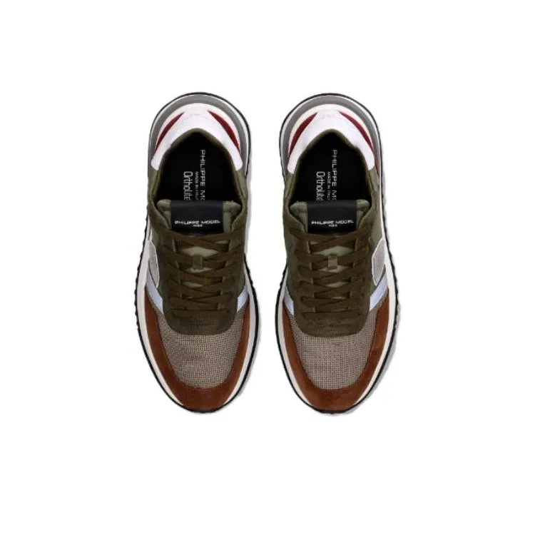 PHILIPPE MODEL Paris Mondial Colour-block Sneakers-4