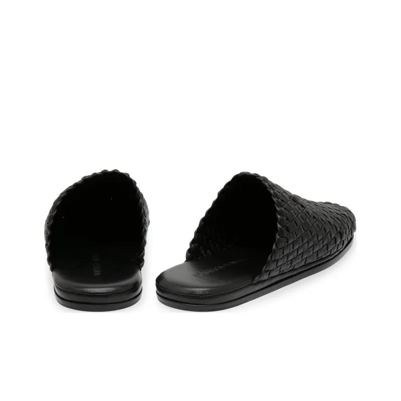 Bottega Veneta Stylish Sandal Men's Black-4