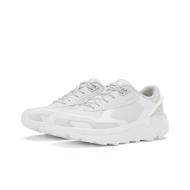 DESCENTE DUALIS Shock absorbing, Breathable, Resilient Support Low Top Casual Shoes Men's White-2