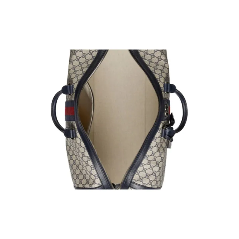 GUCCI Ophidia Canvas Patchwork Leather Travel Bags Shoulder Bag Crossbody Bag Handbag Men's Blue-7