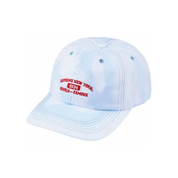 Supreme Cotton Baseball Caps Unisex Bleached