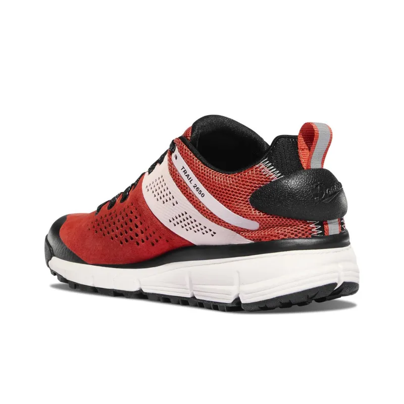 Danner Trail 2650 Cushioning Anti Slip And Wear Resistant Low Top Outdoor Shoes Women's Black White Red-2