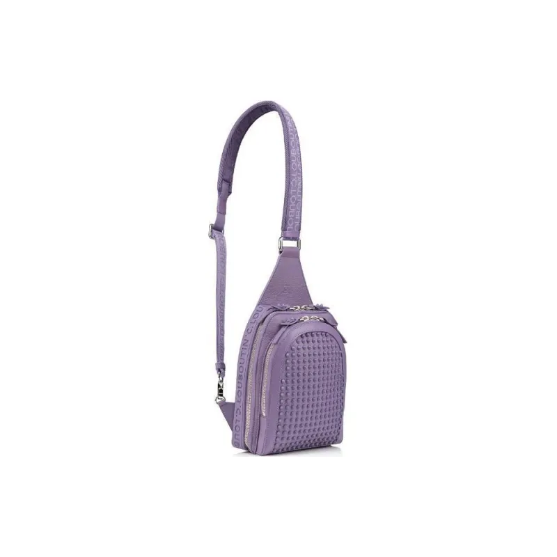 CL LUBOTING Grained Calfskin Shoulder Bag Crossbody Bag Men's Parma Lilac-1