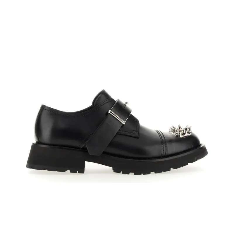 Alexander McQueen Punk Studded Derby Shoes-1