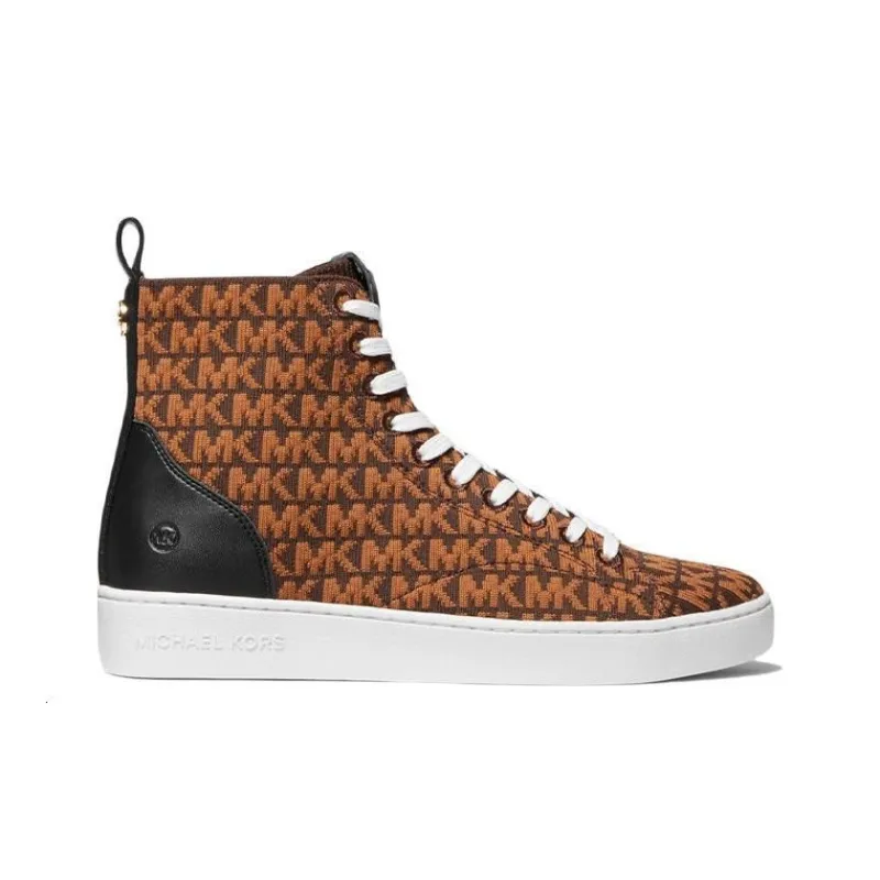 MICHAEL KORS Edie Knitted High top Sneakers Women's-1