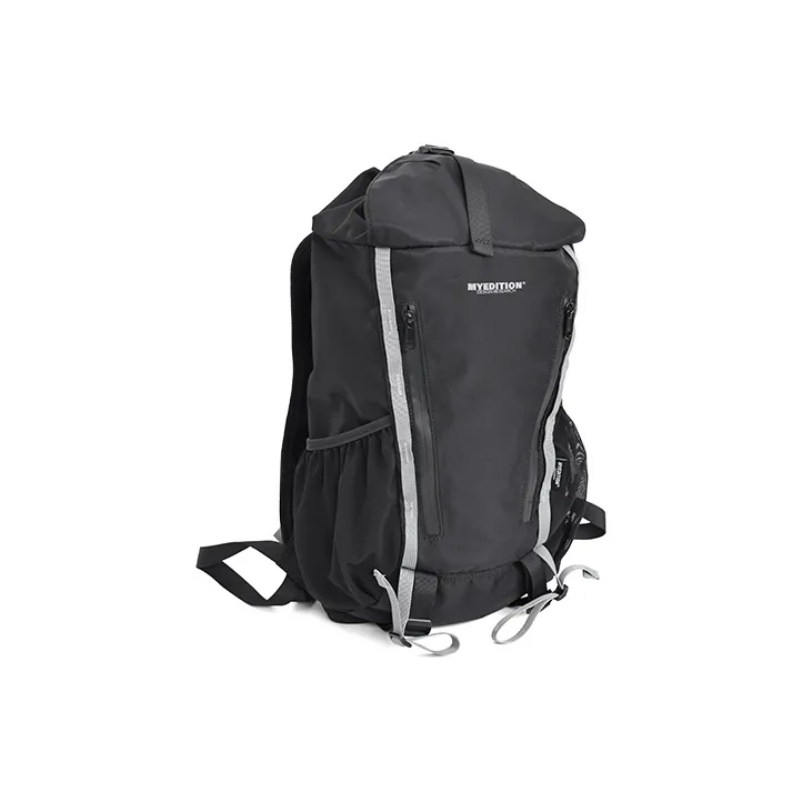 MYEDITION Backpack University Student Backpack Polyester Black/Yellow/Gray Unisex-3