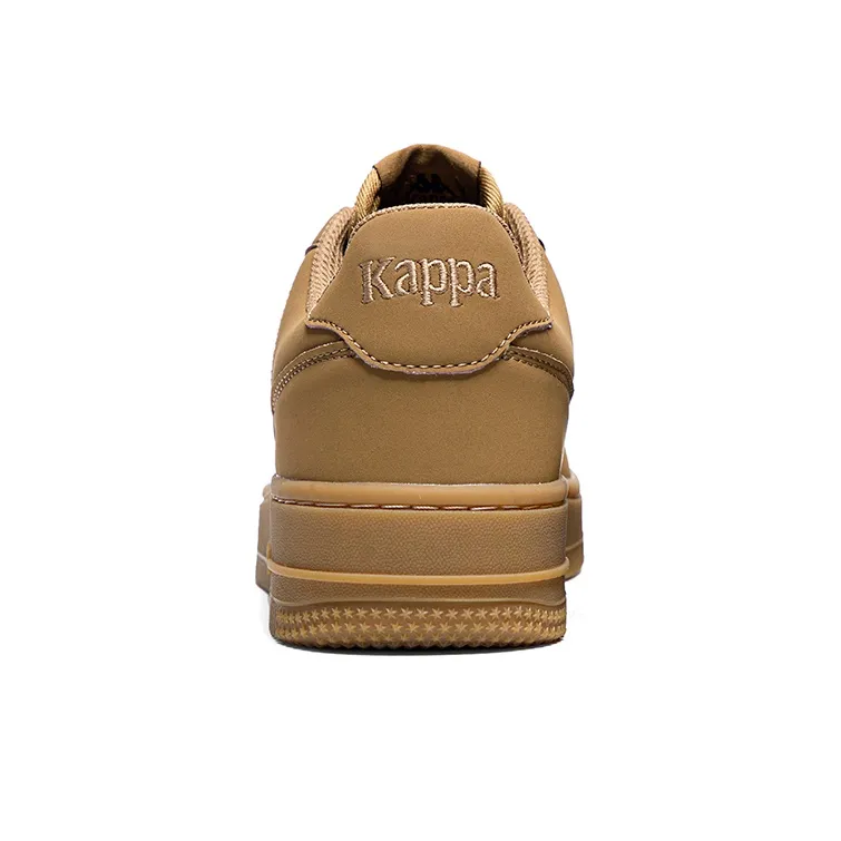 Kappa OG Anti Slip Wear Resistant Low Top Skateboard Shoes Unisex Stag Brown-4