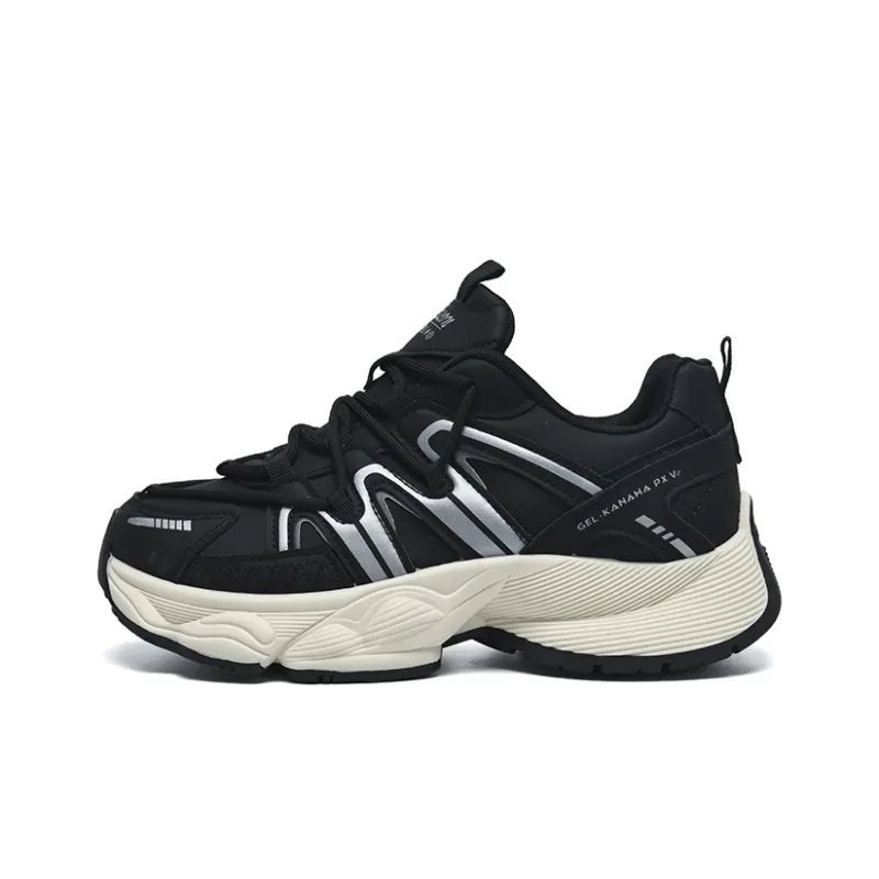OAOQ Wear-Resistant Low-Top Chunky Sneakers Women's-14