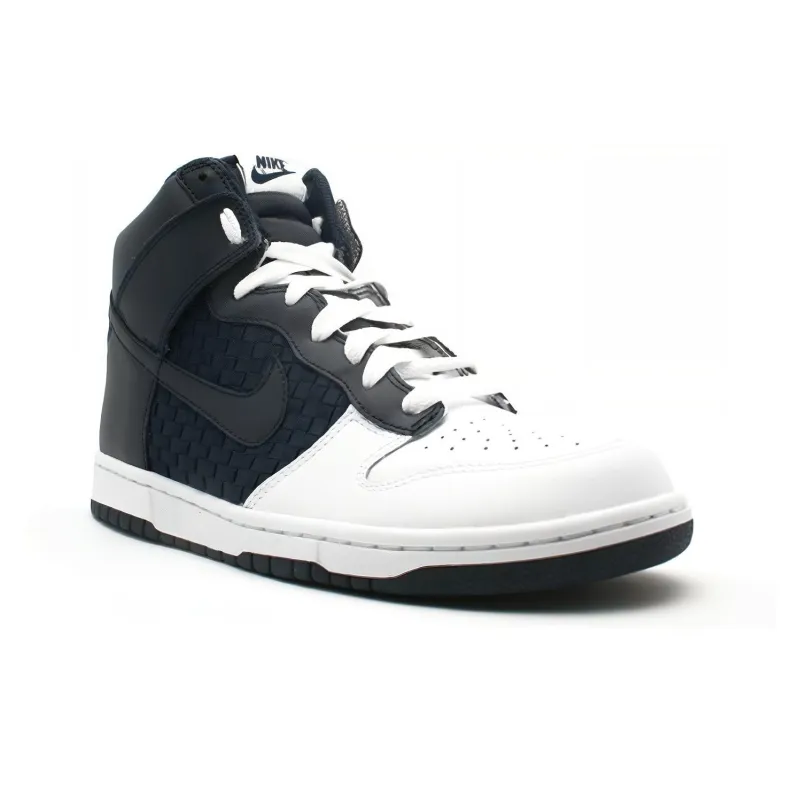 Nike Dunk High 'Black White Blue'-1