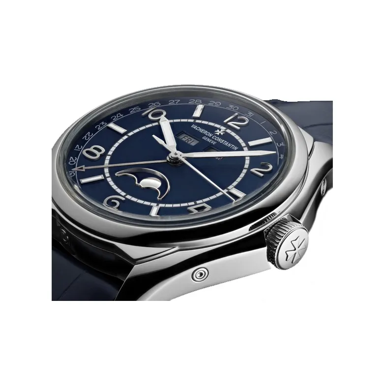 VACHERON CONSTANTIN Wu Lu Zhi Type Collection FIFTYSIX Automatic Mechanical Movement Men's Watches Watch 40mm Blue Dial-2