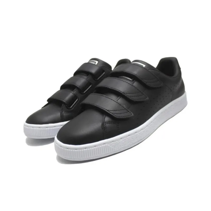 PUMA Basket Classic Strap B&W 'Black White'-2
