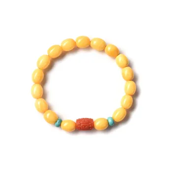 Abby's Wonderland Beeswax Jade Bracelets Unisex