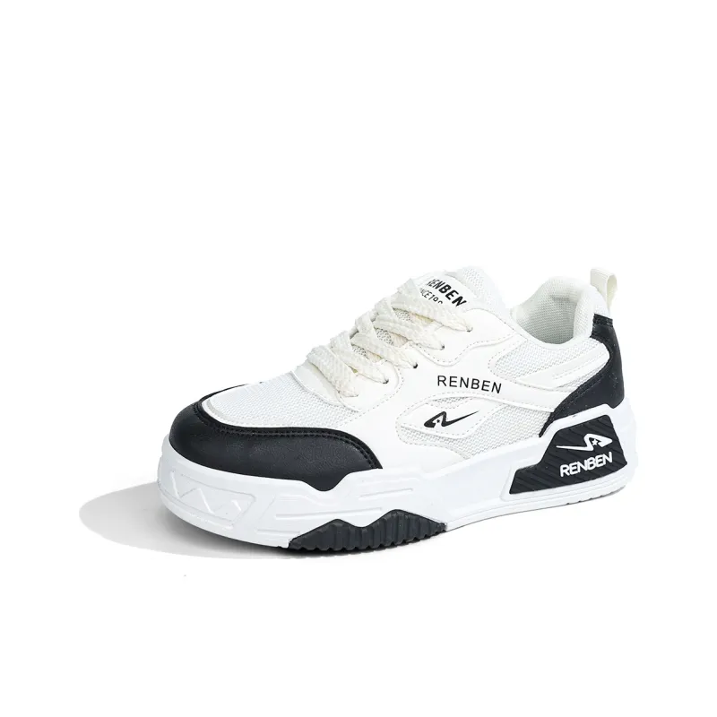 RENBEN Skateboard Shoes Women's Low-Top Black EU 38 POIZON