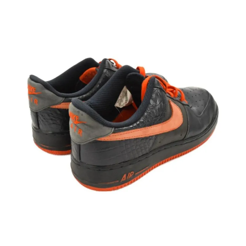 Nike Air Force 1 Low Premium Dark Obsidian Team Orange Dark Obsidian-2