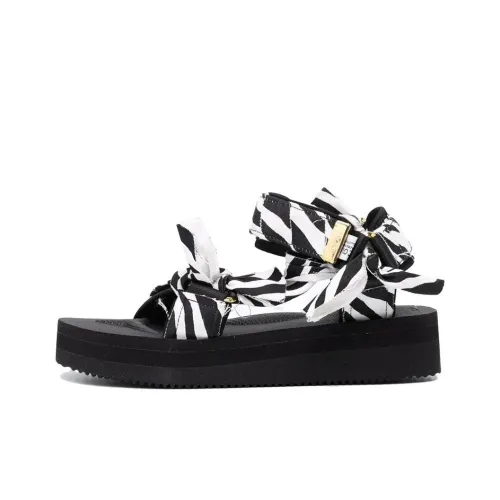 Suicoke Beach Sandals Women's Black/White