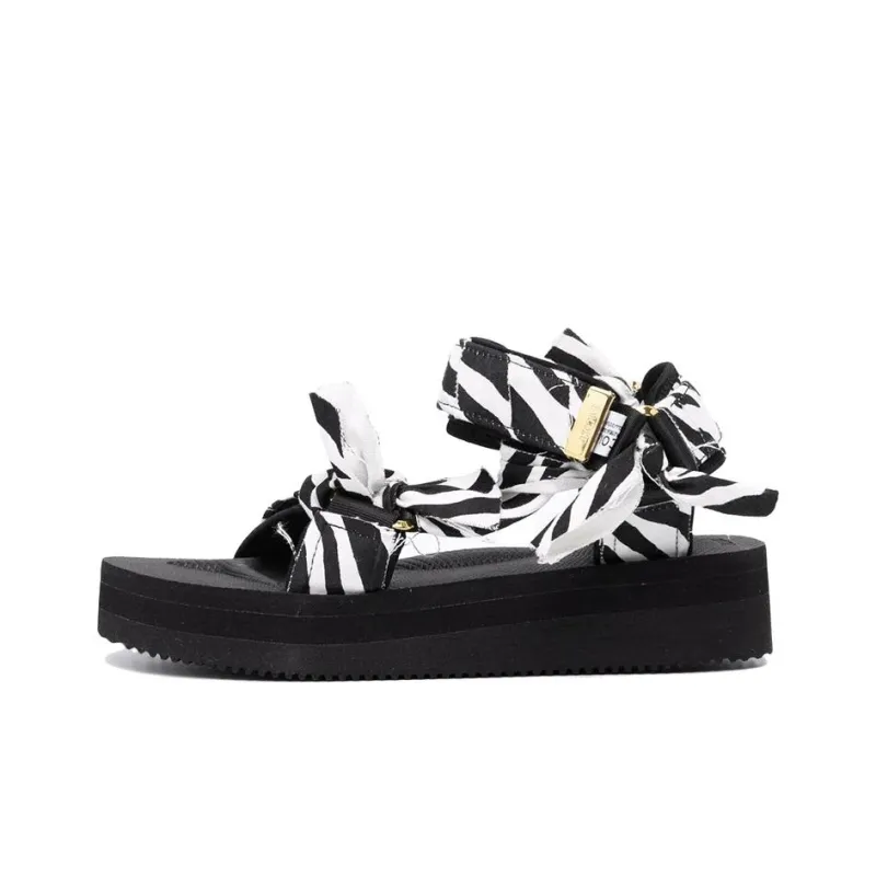 Suicoke Depa Stylish Sandals Women's Black White-0
