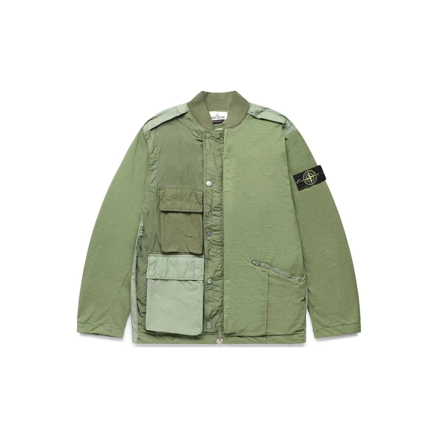 STONE ISLAND Jacket Men Gray Green - POIZON