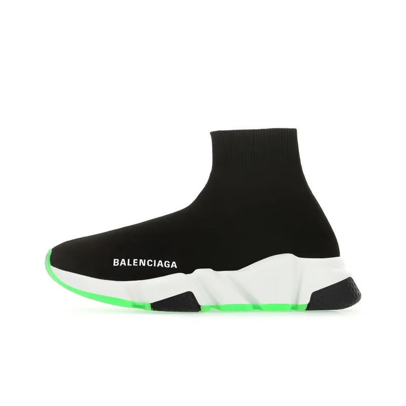 Balenciaga Speed Sneaker 'Black Fluo Yellow' Women's-0