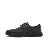 SEPTWOLVES Leather Shoes Casual Shoes Men's Black
