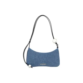 Jacquemus Le Bisou Denim Handbag Shoulder Bag Women's Blue