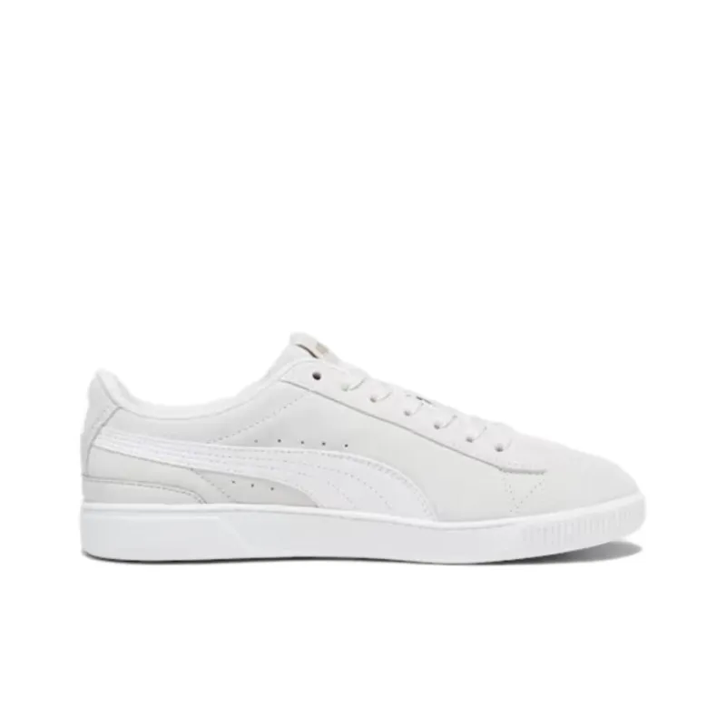 PUMA Vikky V3 Anti Slip Wear Resistant Low Top Skateboard Shoes Women's Gray White-1