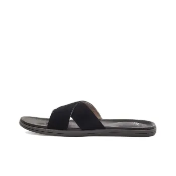 UGG Brookside Slide Beach Black Slippers