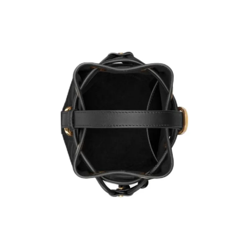 DIOR Cow Leather Backpack Small Size Women's Black-4