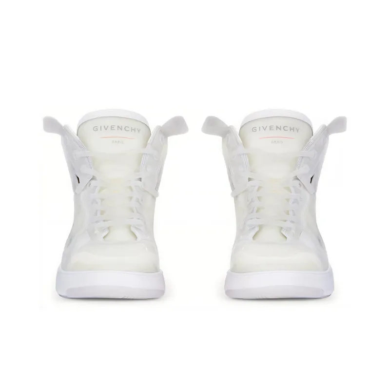 Givenchy Wing High Top Stylish Skateboarding Shoes Men's White-2