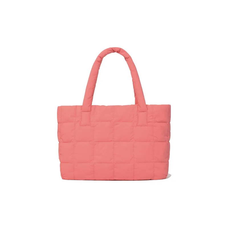 COVERNAT Nylon Tote Bag Shopping Bag Handbag Large Size Women's Pink-2
