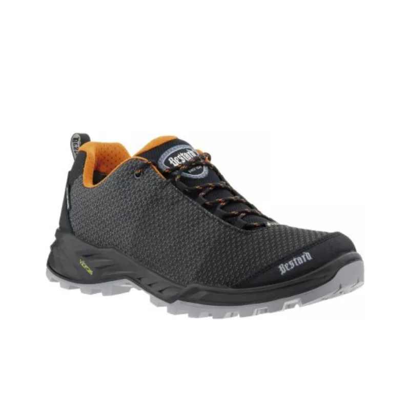 Bestard Krypton Cushioning Wear-Resistant Low-Top Outdoor Shoes Unisex Black Gray Color-2
