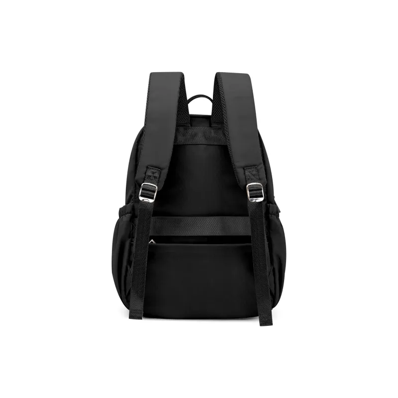 RIOREX Fabric Backpack Travel Bag Laptop Bag Backpack Regular Women's Black/Apricot/Army Green-4