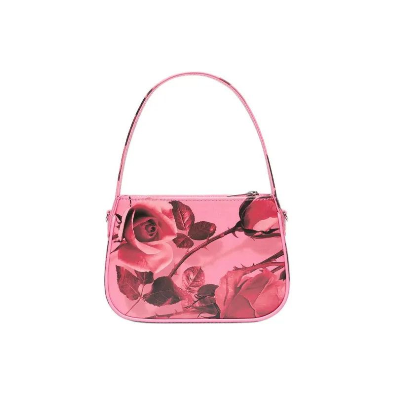 Blumarine Nappa Leather One Shoulder Handbags Mini Women's Pink-2