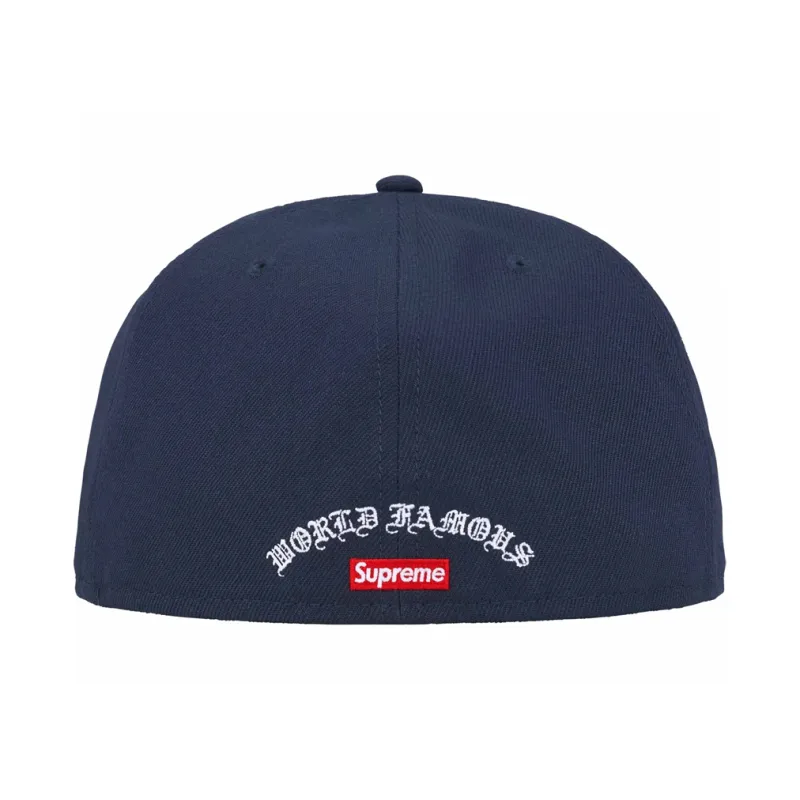 Supreme Gold Cross S Logo New Era Fitted Hat-2