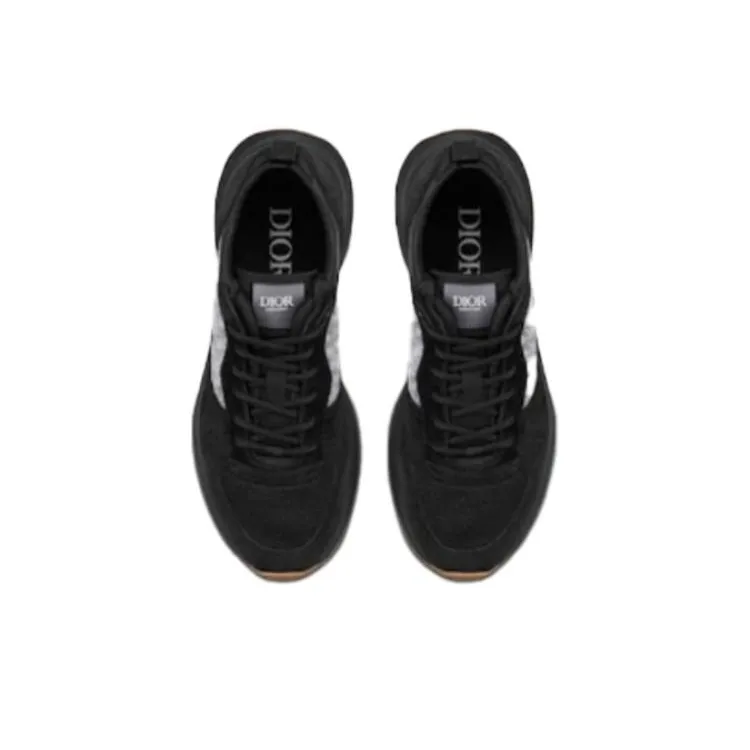 DIOR B25 Runner Black Oblique Suede-2