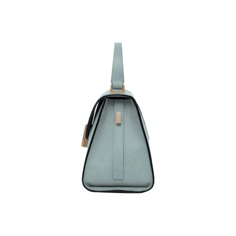 Valextra Iside Millepunte Calfskin Handbag, Shoulder Bag, Crossbody Bag Mini Women's Smolder Blue-1