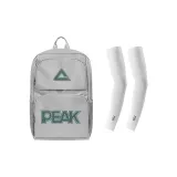 Silver Backpack+White Cooling Arm Sleeves