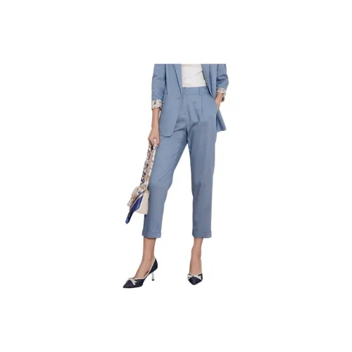 PSALTER Suit Trousers Women's Pink/Blue