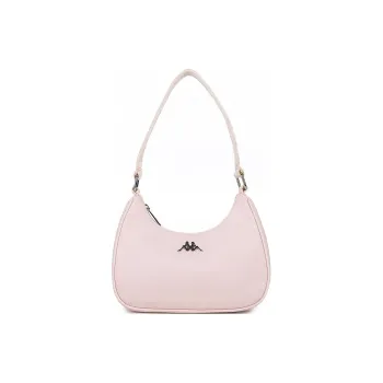 Kappa Nylon Shoulder Bag Commute Handbag Pochette Shoulder Bag Regular Women's Smoke Pink